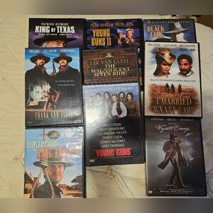 Collection of Western DVDs
